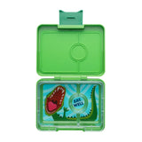 Yumbox Snack 3-vakken - Jurassic Green / Dinosaur tray