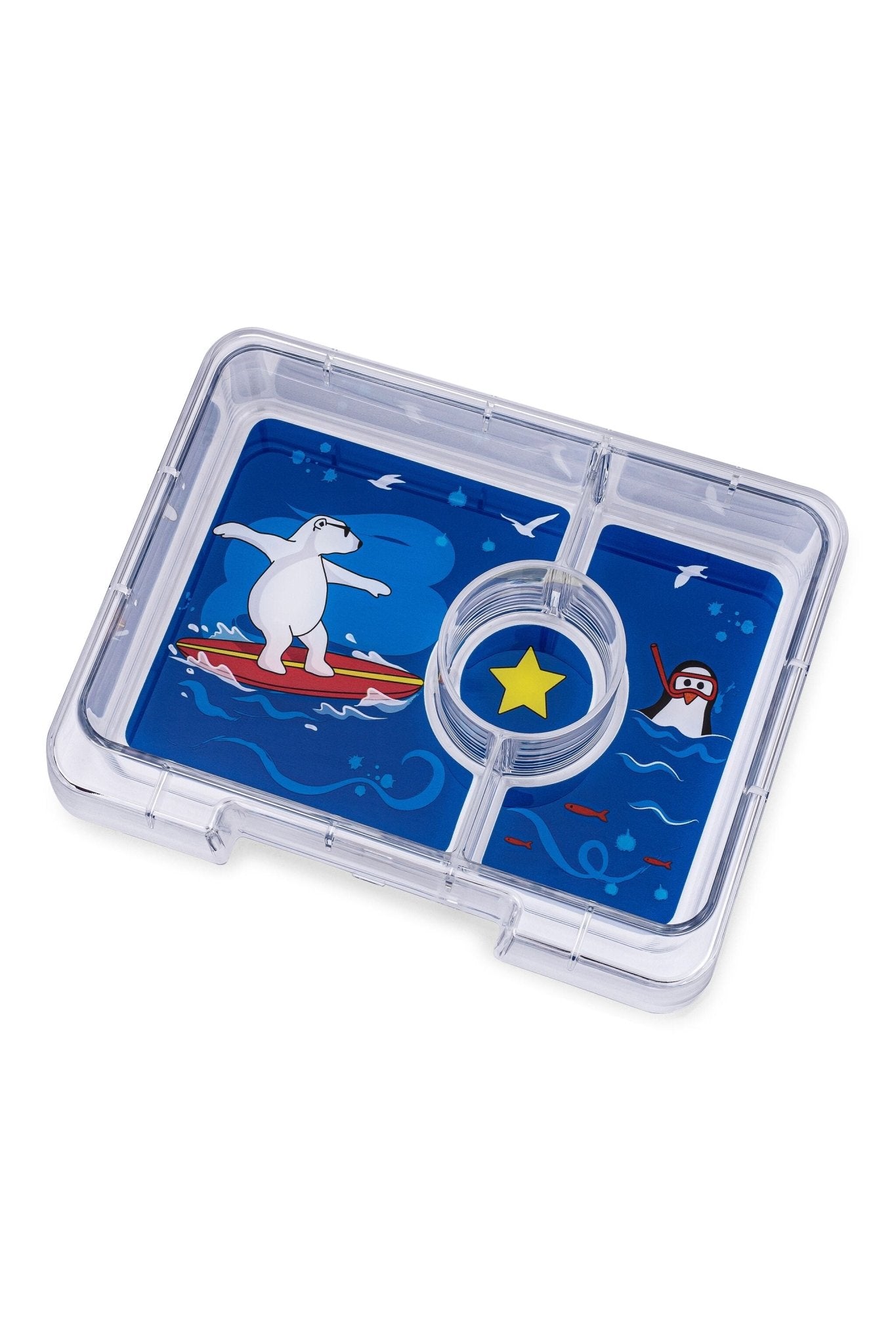 Yumbox Snack tray - Polar Bear van Yumbox | Kids Conceptstore Le Fanfare