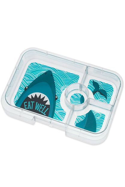 Yumbox Tapas Tray Shark van Yumbox | Kids Conceptstore Le Fanfare