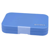 Yumbox Tapas XL met 4-vakken - Hazy Blue / Panther tray 4 vakken van Yumbox | Kids Conceptstore Le Fanfare