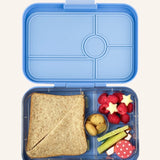 Yumbox Tapas XL met 4-vakken - Hazy Blue / Panther tray 4 vakken van Yumbox | Kids Conceptstore Le Fanfare