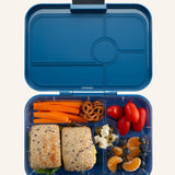 Yumbox Yumbox Tapas XL met 5-vakken - Monte Carlo Blue / Jungle tray 5 vakken