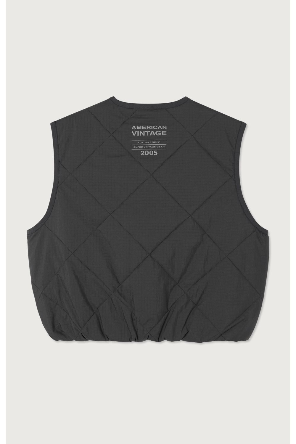 Yupibam-b bodywarmer - Carbone van American Vintage | Kids Conceptstore Le Fanfare