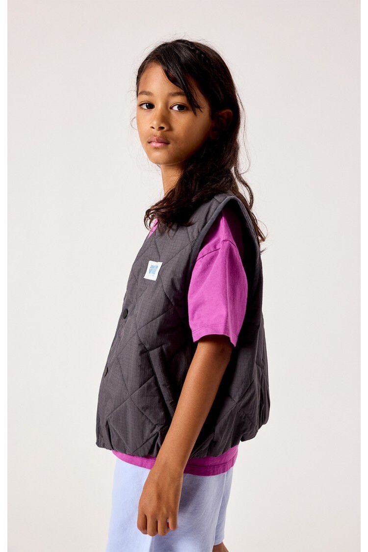 Yupibam-b bodywarmer - Carbone van American Vintage | Kids Conceptstore Le Fanfare