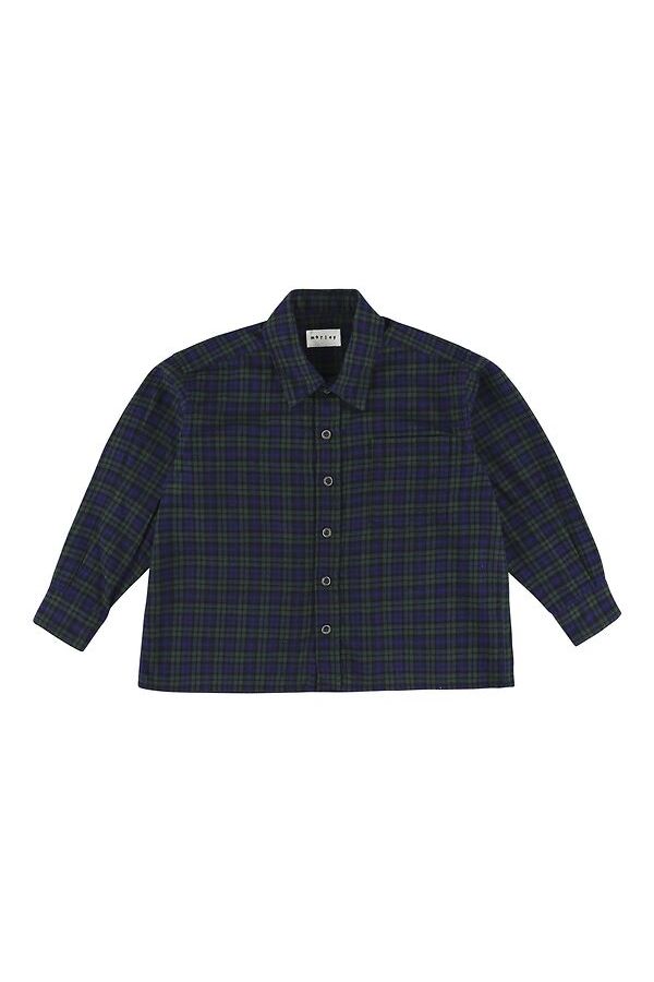 Yver polo unisex shirt - Bleu van Morley | Kids Conceptstore Le Fanfare