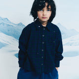Yver polo unisex shirt - Bleu van Morley | Kids Conceptstore Le Fanfare
