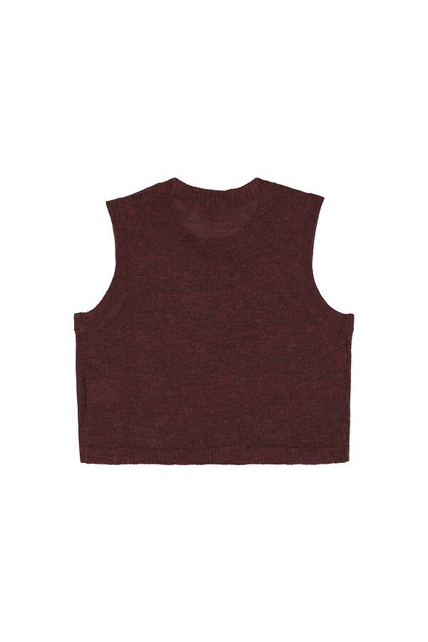 Zahara wool vest - Bordeaux van Morley | Kids Conceptstore Le Fanfare