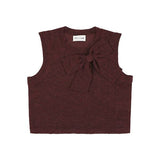 Zahara wool vest - Bordeaux van Morley | Kids Conceptstore Le Fanfare