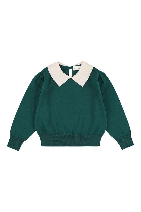 Zamora merino pull - Dark Adventurine van Morley | Kids Conceptstore Le Fanfare