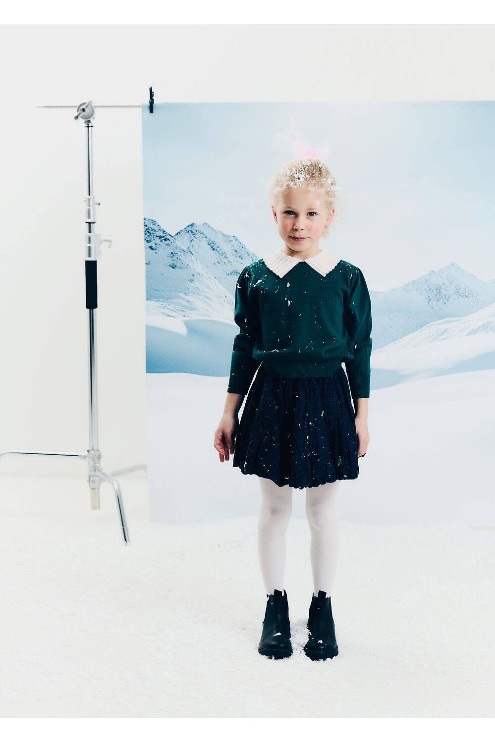Zamora merino pull - Dark Adventurine van Morley | Kids Conceptstore Le Fanfare