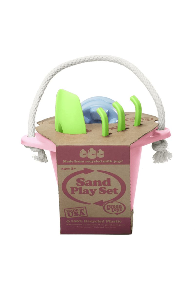 Zand speelset roze van Green Toys | Kids Conceptstore Le Fanfare
