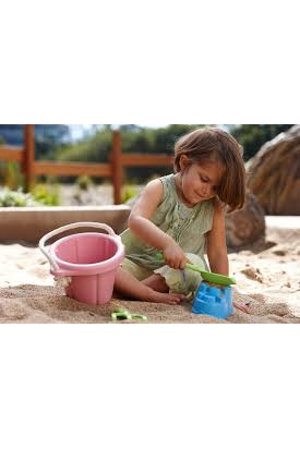 Zand speelset roze van Green Toys | Kids Conceptstore Le Fanfare