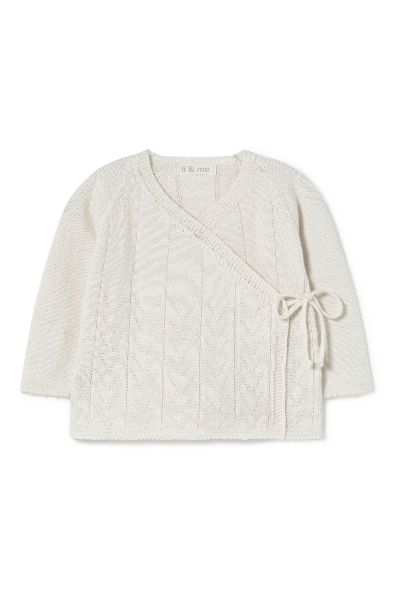 Zander sweater - cream van Li&me | Kids Conceptstore Le Fanfare