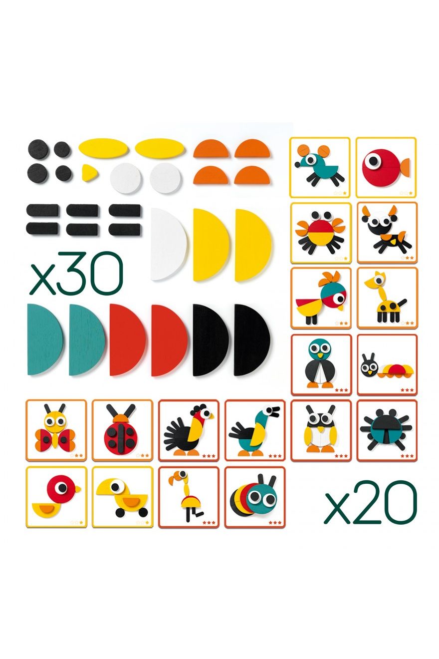 Ze Geoanimo Blocks van Djeco | Kids Conceptstore Le Fanfare