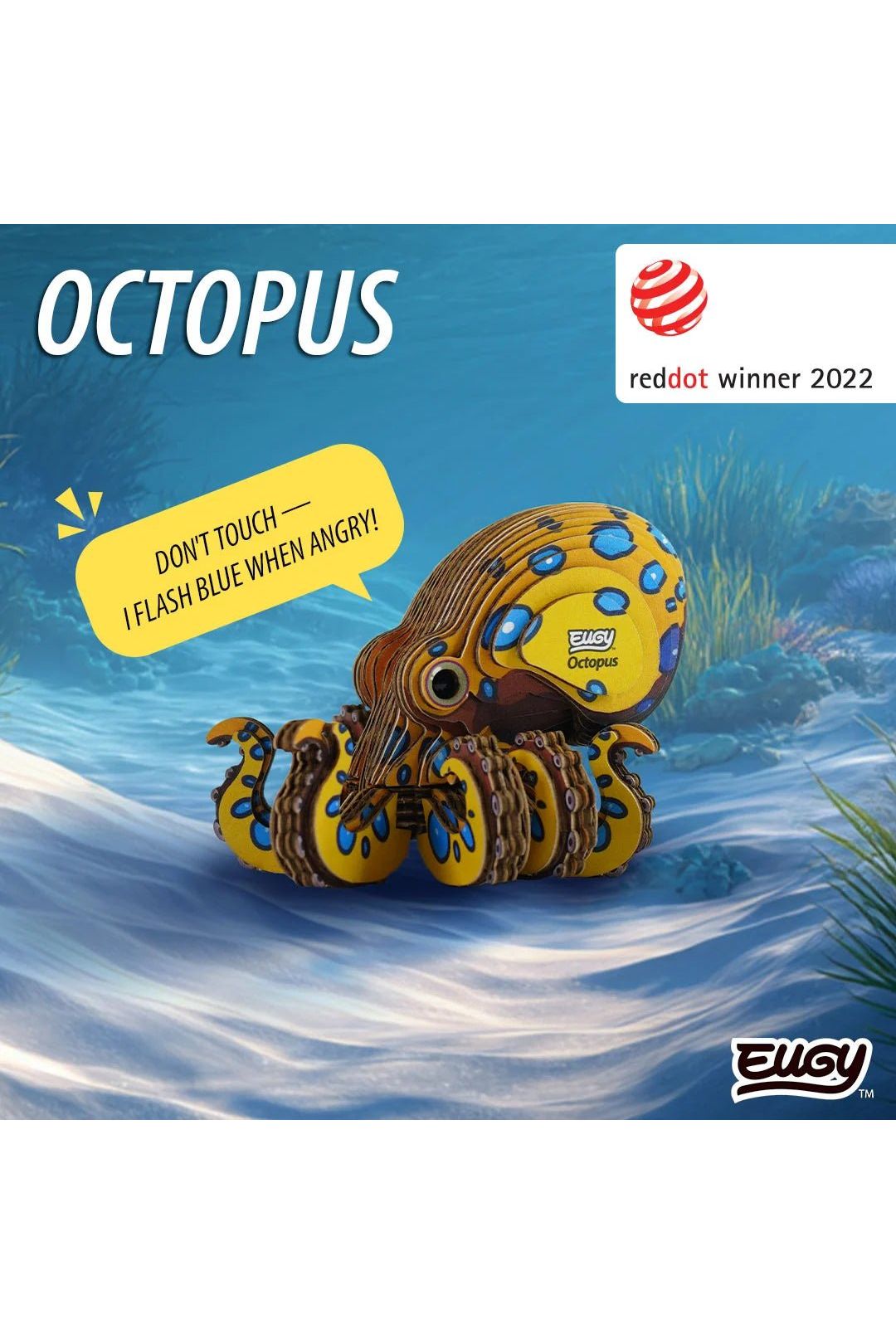Zeedier - Octopus van Eugy | Kids Conceptstore Le Fanfare