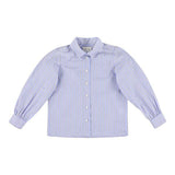 Zima pop shirt - Bleu van Morley | Kids Conceptstore Le Fanfare