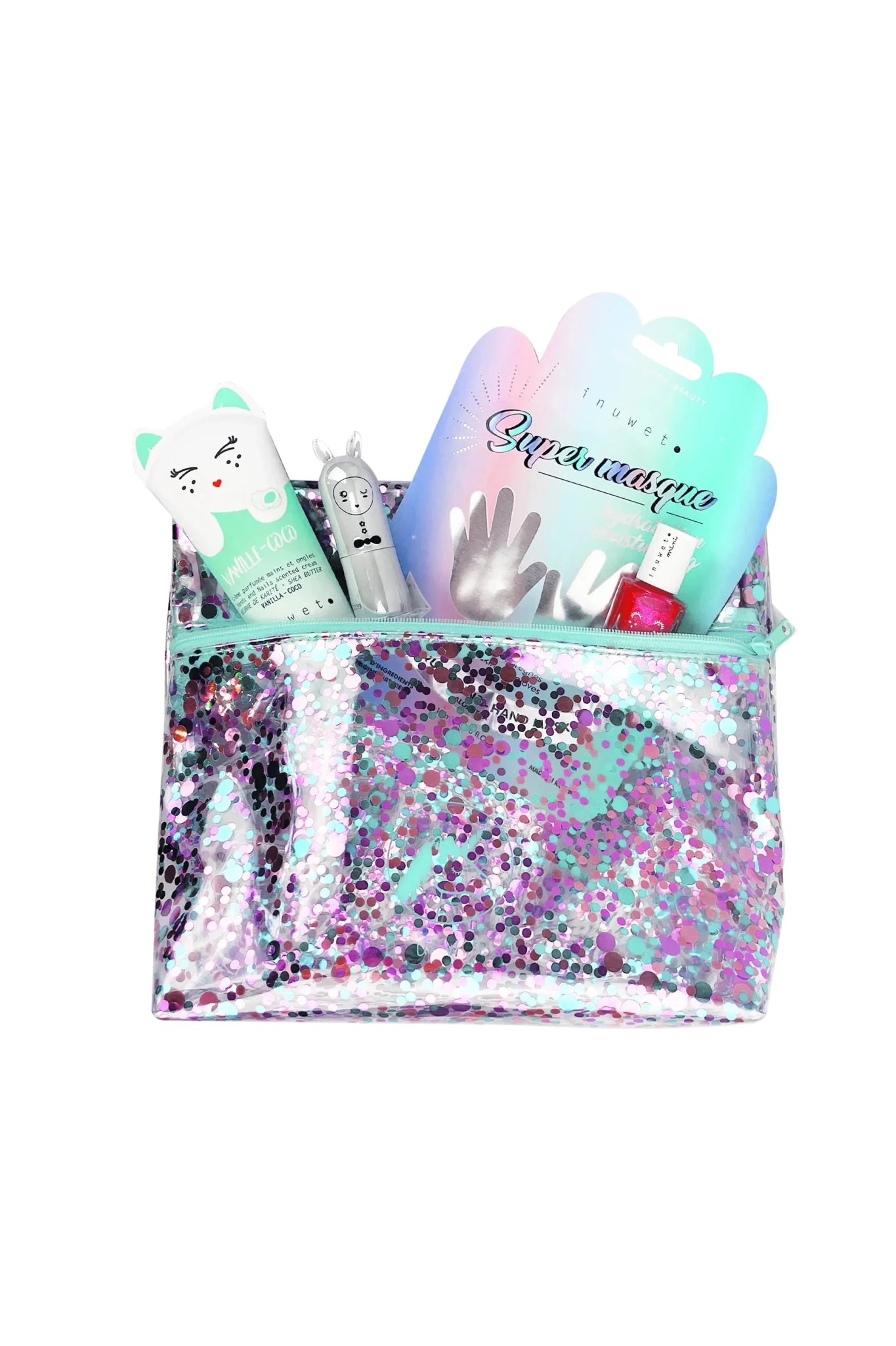 Zipped Confetti Wallet van Inuwet | Kids Conceptstore Le Fanfare