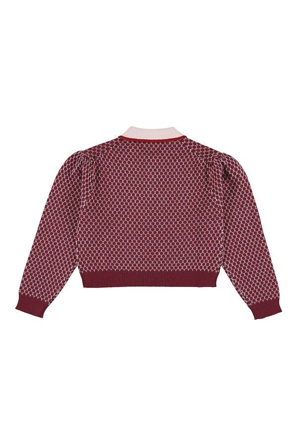 Zug merino knitted polo - Persian van Morley | Kids Conceptstore Le Fanfare
