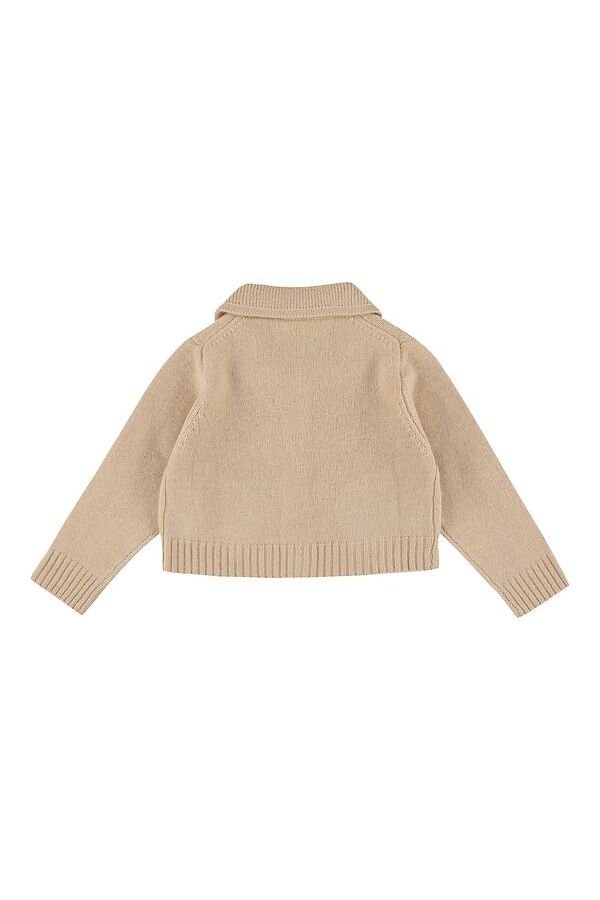 Zuzana wool cardigan - Blush van Morley | Kids Conceptstore Le Fanfare