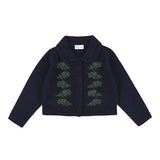 Zuzana wool cardigan - Navy van Morley | Kids Conceptstore Le Fanfare