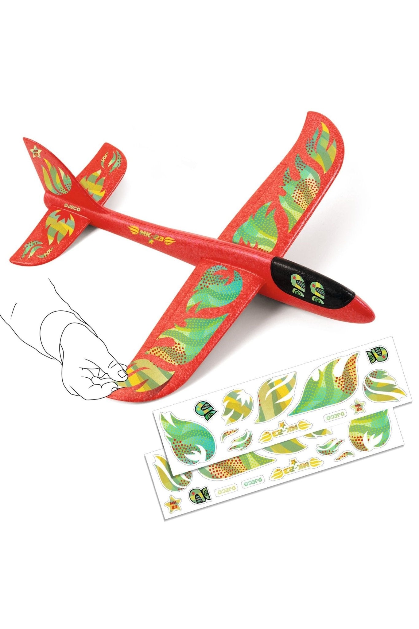 Zweefvliegtuig - Fire Plane van Djeco | Kids Conceptstore Le Fanfare