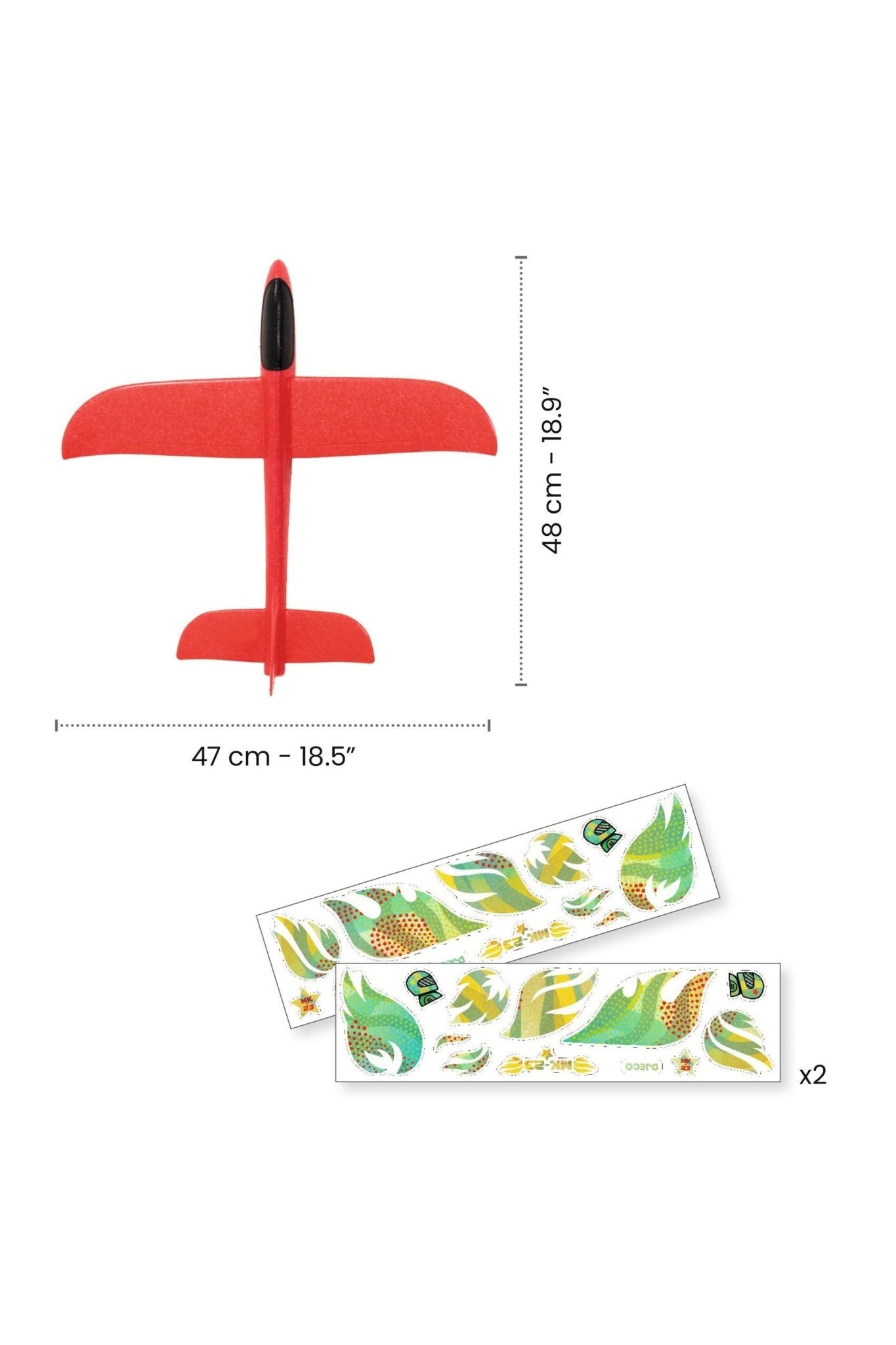 Zweefvliegtuig - Fire Plane van Djeco | Kids Conceptstore Le Fanfare