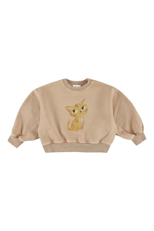Zyco Japcat maya sweater - Powder van Morley | Kids Conceptstore Le Fanfare