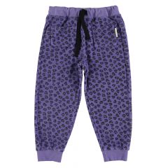 Piupiuchick Jogging pants Purple with animal print